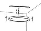 Luminaria circular LED 2 en 1, de sobreponer de 16W (SOLE16/LD+BC)