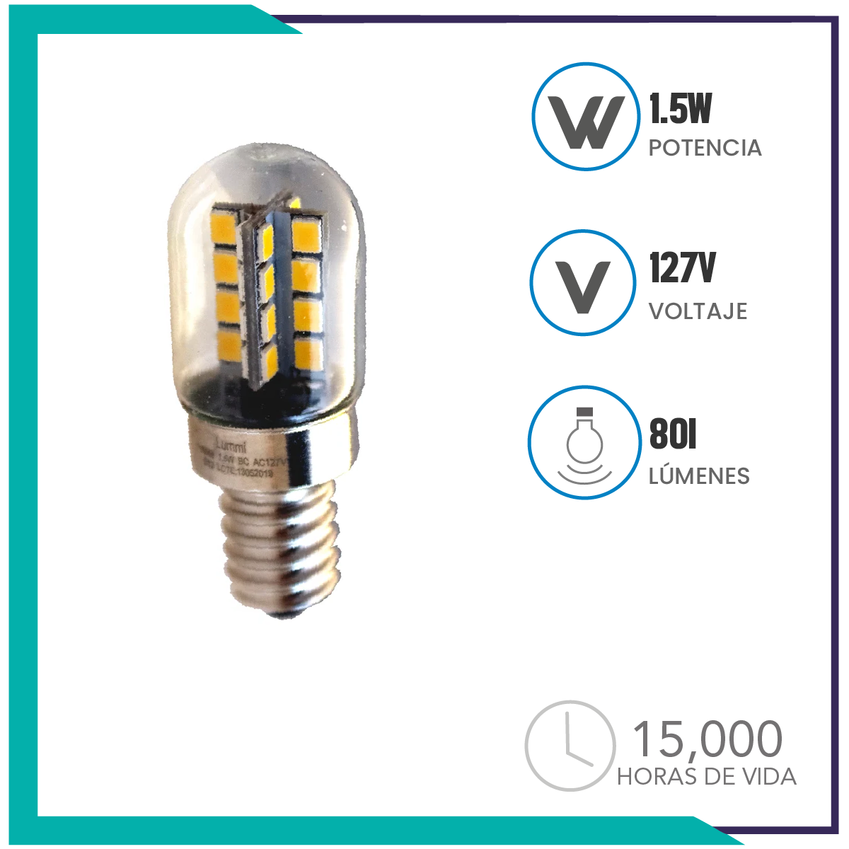 Foco T20 LED (T20LED/E14)