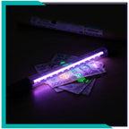 Lámpara lineal LED T5 de luz negra transparente de 1.5W (T5LED1.5/BLB) 5 piezas