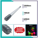 Lámpara lineal LED T5 de luz negra transparente de 2W (T5LED2/BLB) 5 piezas