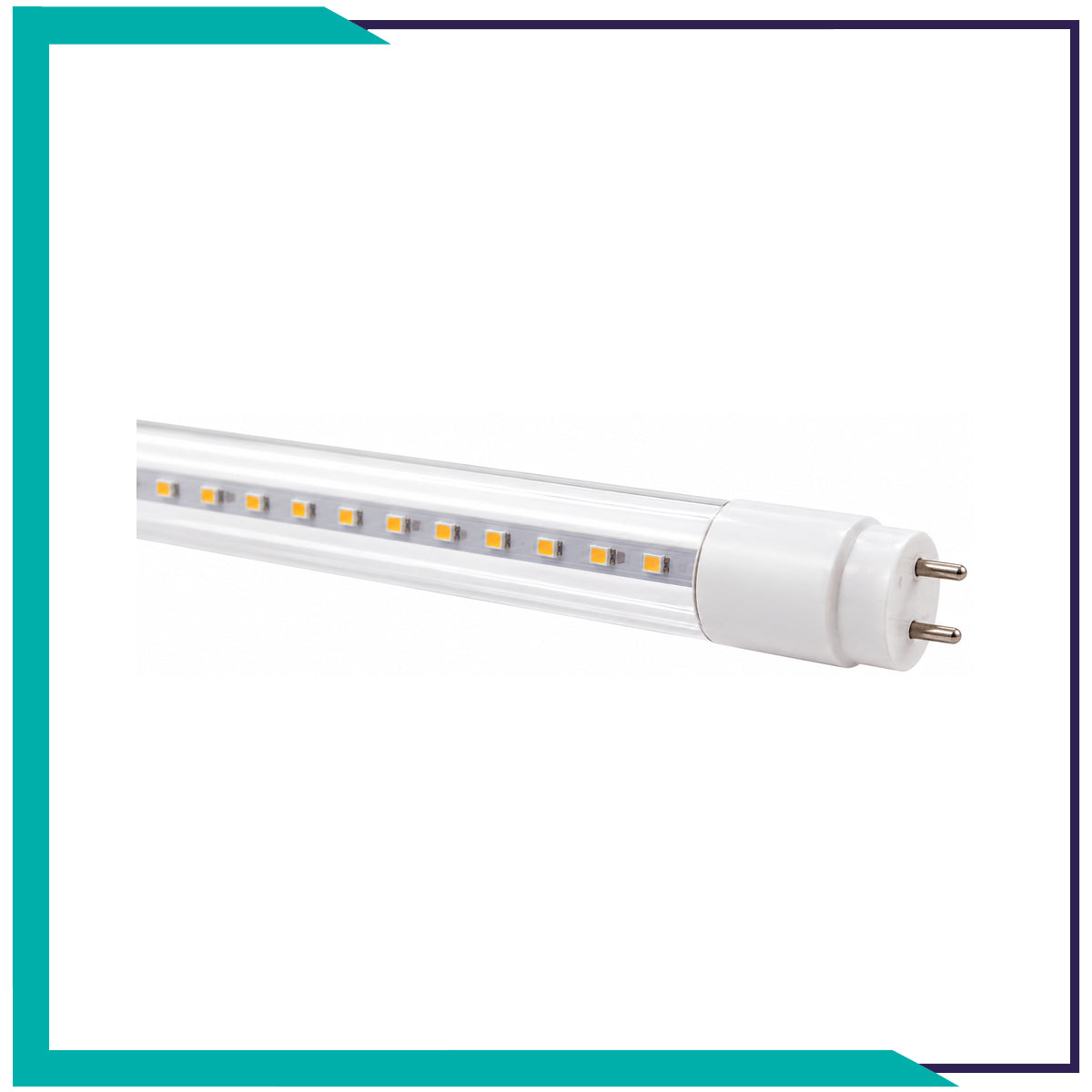 TUBO LED T5 acrílico Paq 5pzs (T5SMD14/LD)
