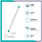 Lámpara lineal LED T8 Grolux de 24W PAQUETE 5PZAS (T8LED24/GR)