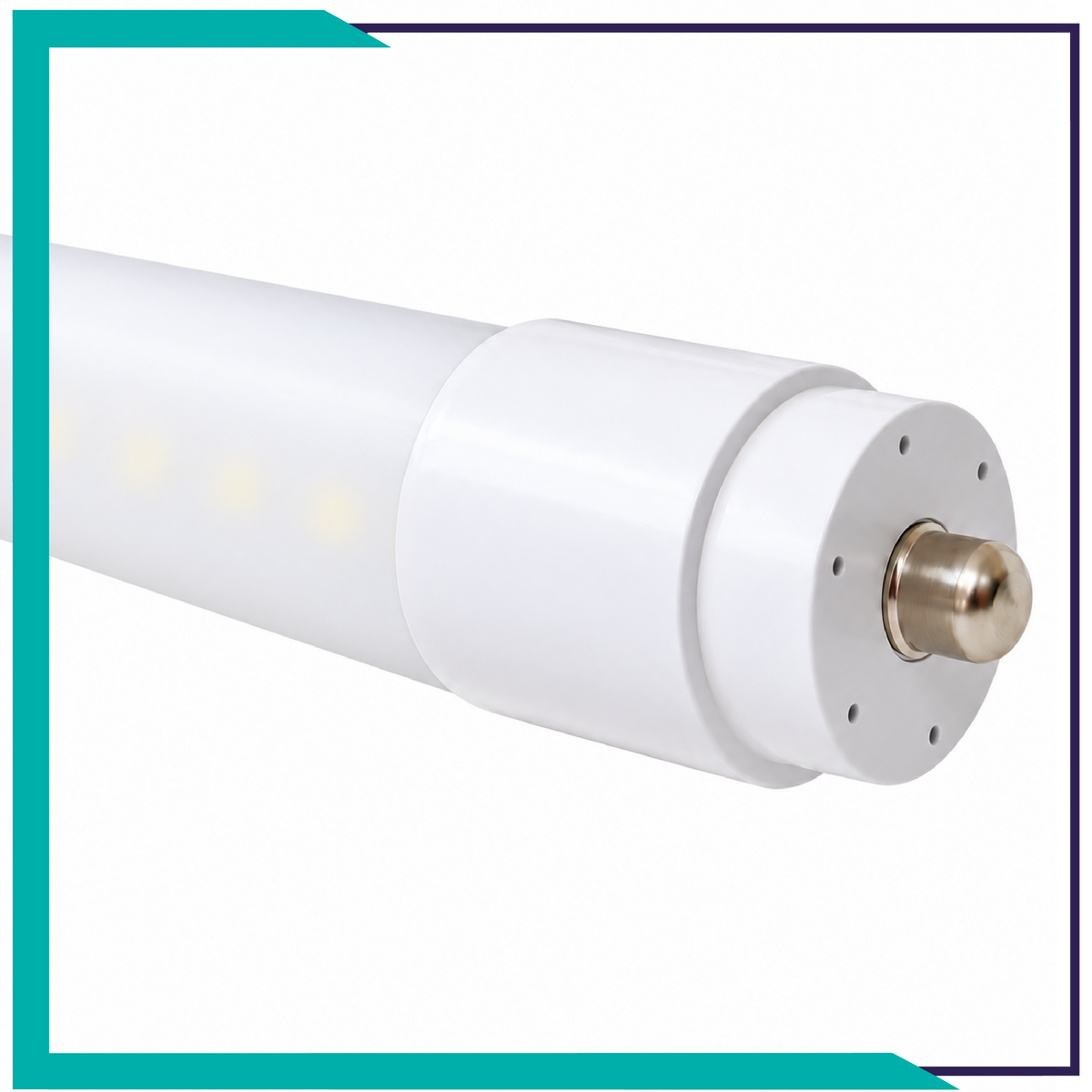 TUBO LED 18W acrílico opalino, Paq 5pzs  (T8SMDCFA8OP/LD)