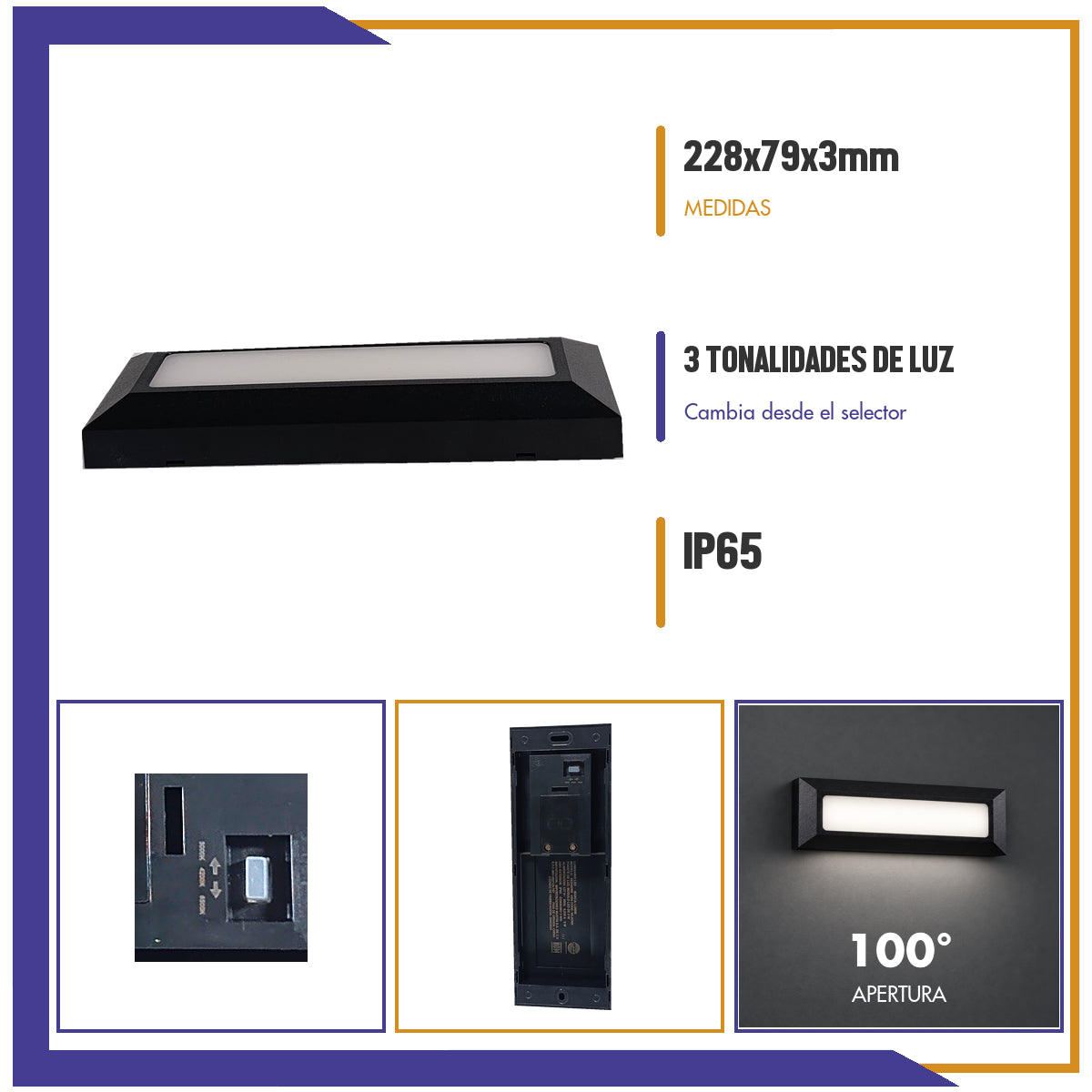 Luminario de cortesía LED de 5W (WL5CNE)