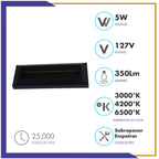 Luminario de cortesía LED de 5W (WL5NE)