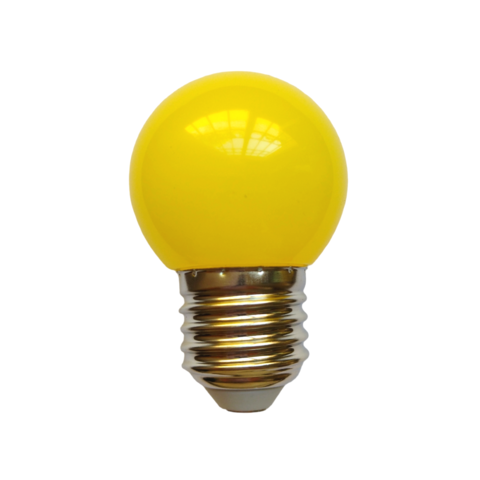 Lámparas LED G45 de colores E26 de 1W (G45LED1)