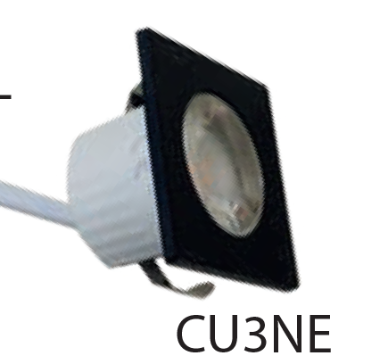 Luminarias LED dirigible de empotrar de 3W (CU3NE/BC, CU3NE/LD)