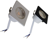 Luminarias LED dirigible de empotrar de 3W (CU3BL/BC, CU3BL/LD, CU3NE/BC, CU3NE/LD)