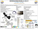 LAMPARA LED CON VENTILADOR MINI (LV1812)