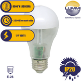Foco LED 8W tipo A60 con sombra (A60LED8CO/LD)
