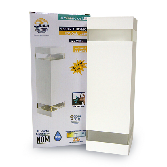 Arbotante de forma prisma cuadrado de 18W (1150)