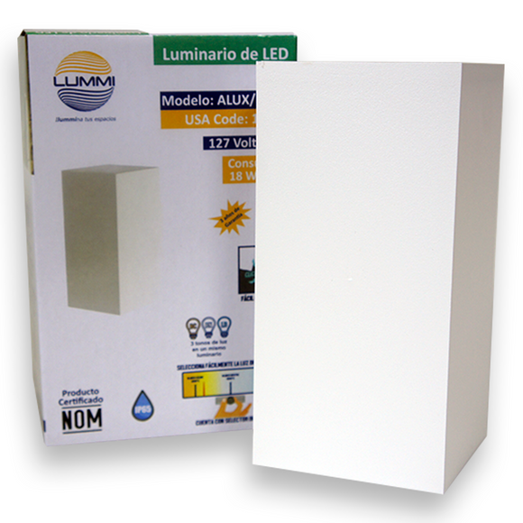 Arbotante de forma prisma cuadrado de 18W (1160)