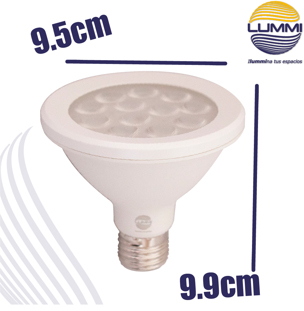 Foco LED 12W c/E26 (PAR30SMD12/BC)