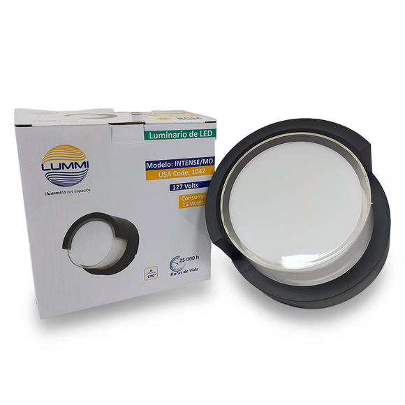Arbotante de forma circular de 15W (1042)