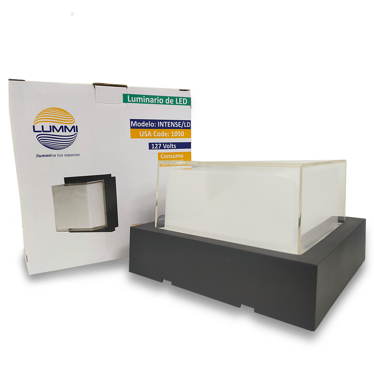 Arbotante de forma cuadrada de 15W (1050)
