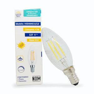VELA Filamento Dimeable E14 (VEDIM4E14)