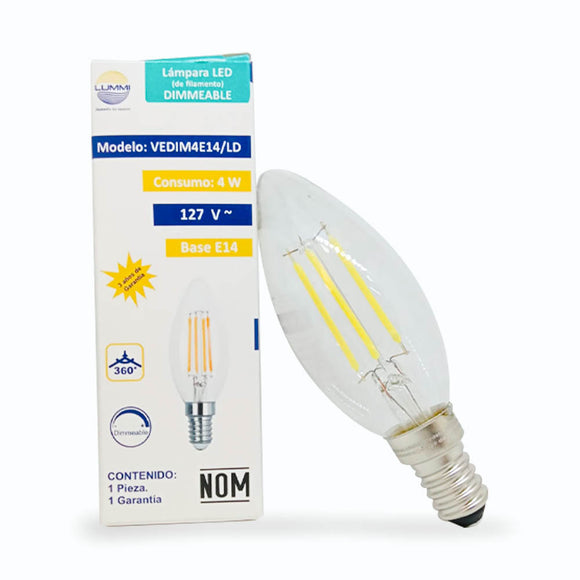VELA Filamento Dimeable E14 (VEDIM4E14)