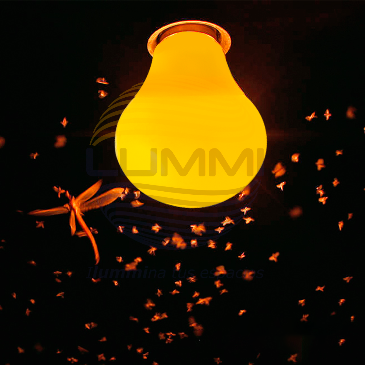 Foco LED 7W tipo A60 Repelente de mosquitos (A55LED7/RE)