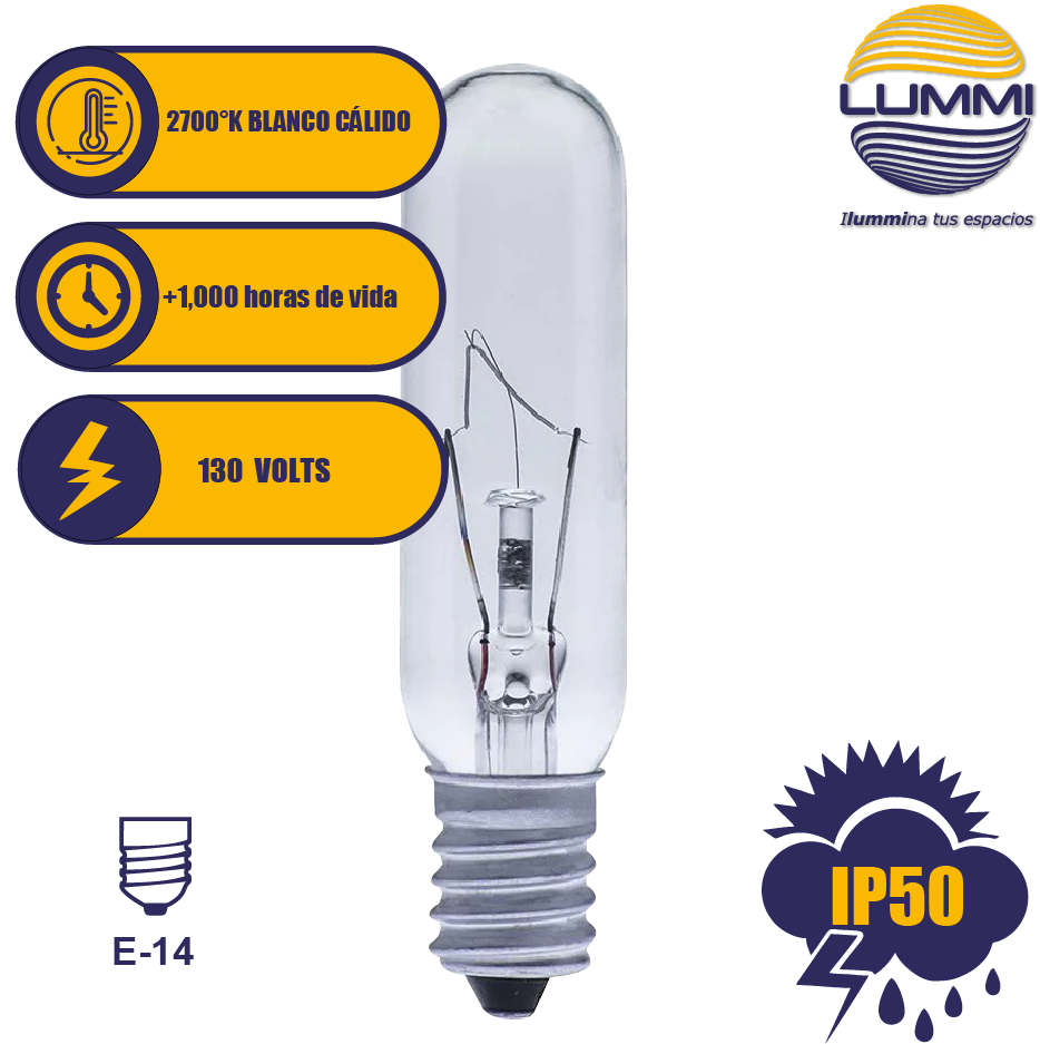 Foco tubular (T2125E14)