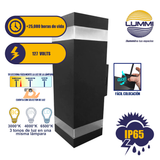 Arbotante de forma prisma cuadrado de 18W (1155)