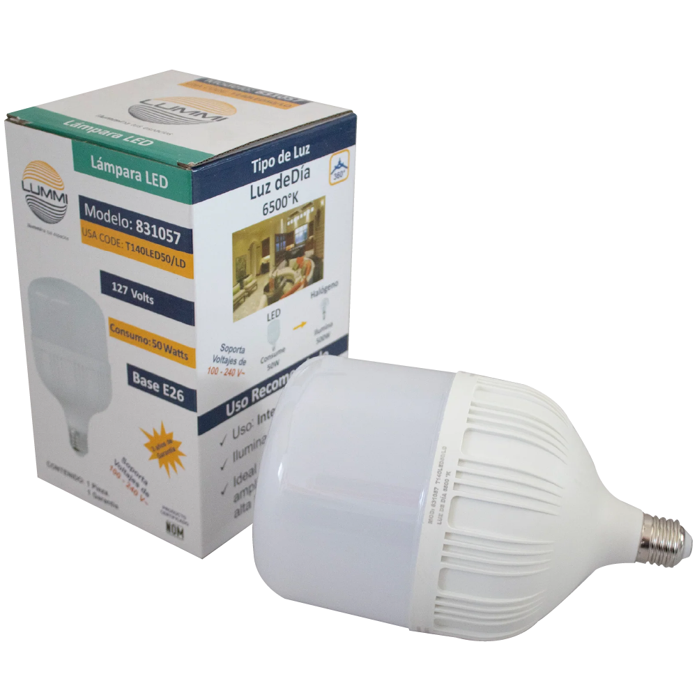 Foco LED tipo bala 50W (T140LED50/LD)