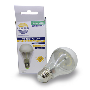 Foco LED 8W tipo A60 con sombra (A60LED8CO/LD)