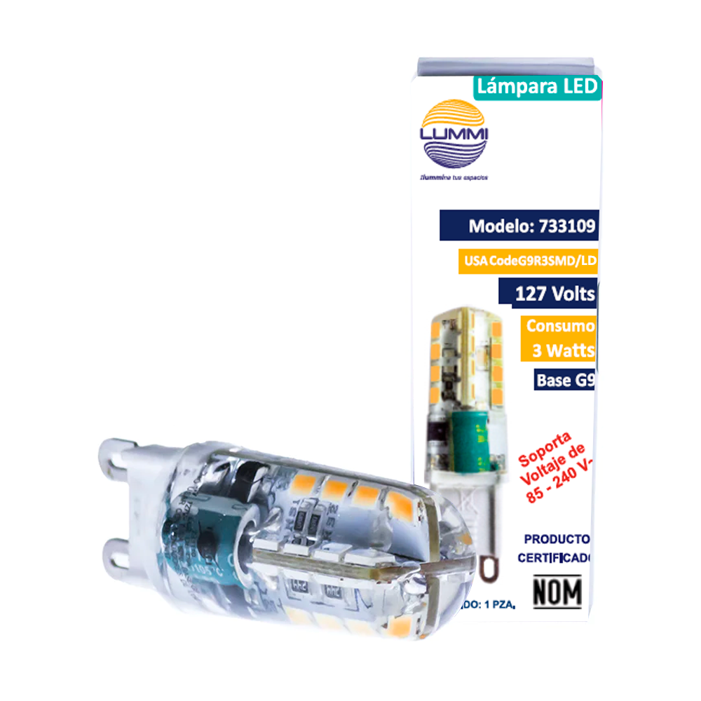 Foco cacahuate LED 3W (G9R3SMD/LD)