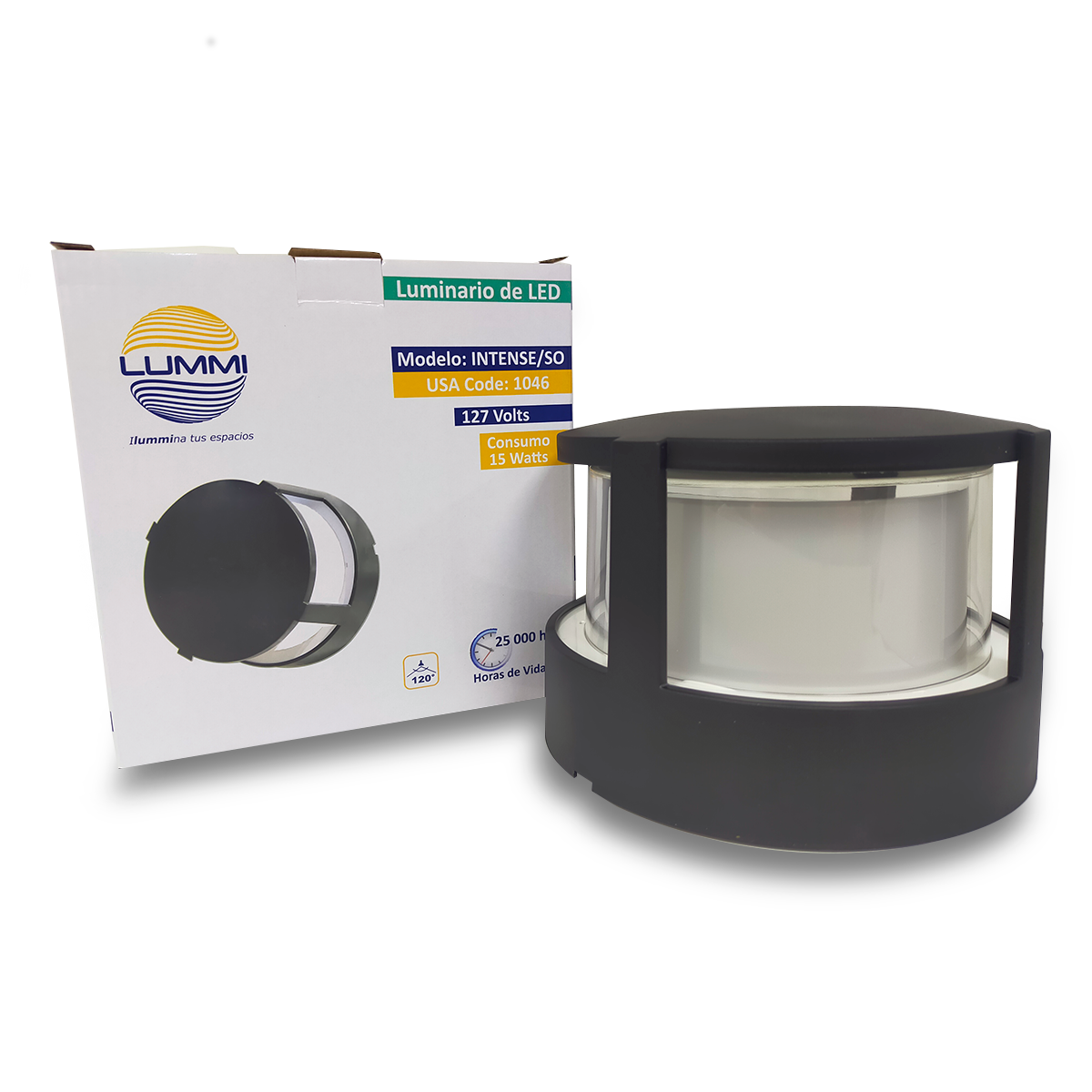 Arbotante de forma circular de 15W (1046)