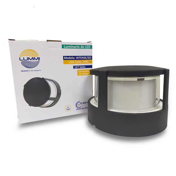 Arbotante de forma circular de 15W (1046)