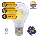 Lámpara LED de filamento A60 dimmeable de 4W (A60DIM4/LD)