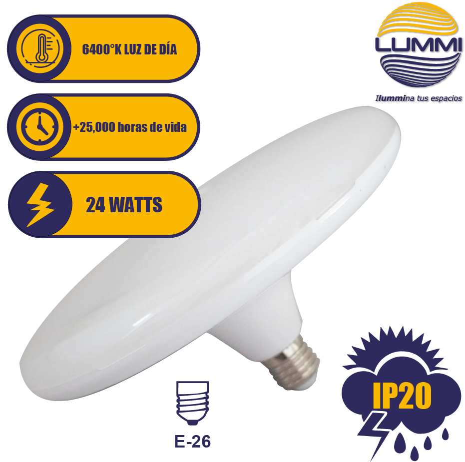Lámpara circular LED 24W Base E26 LD (CIR24)