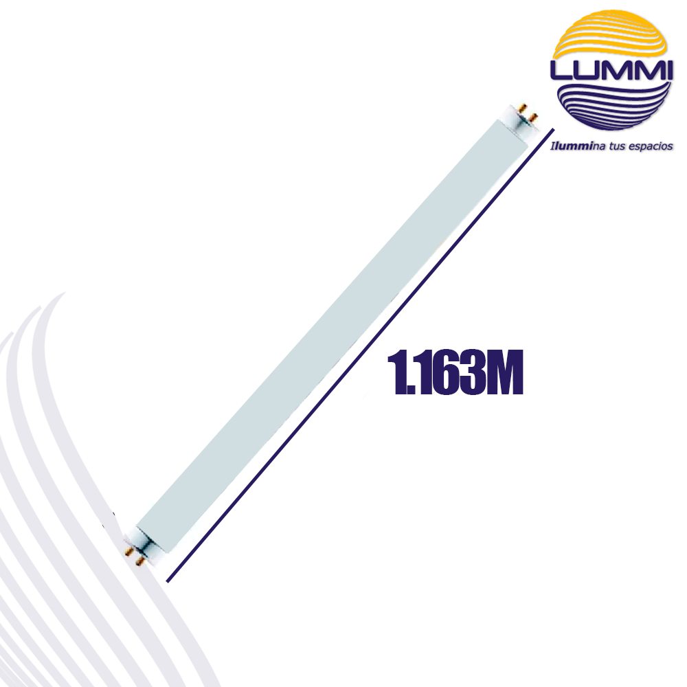Tubo fluorescente T5 Paq 5 pzs (FL28BCT5)