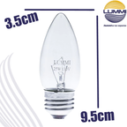 Foco vela liso E26 40W (VE40)
