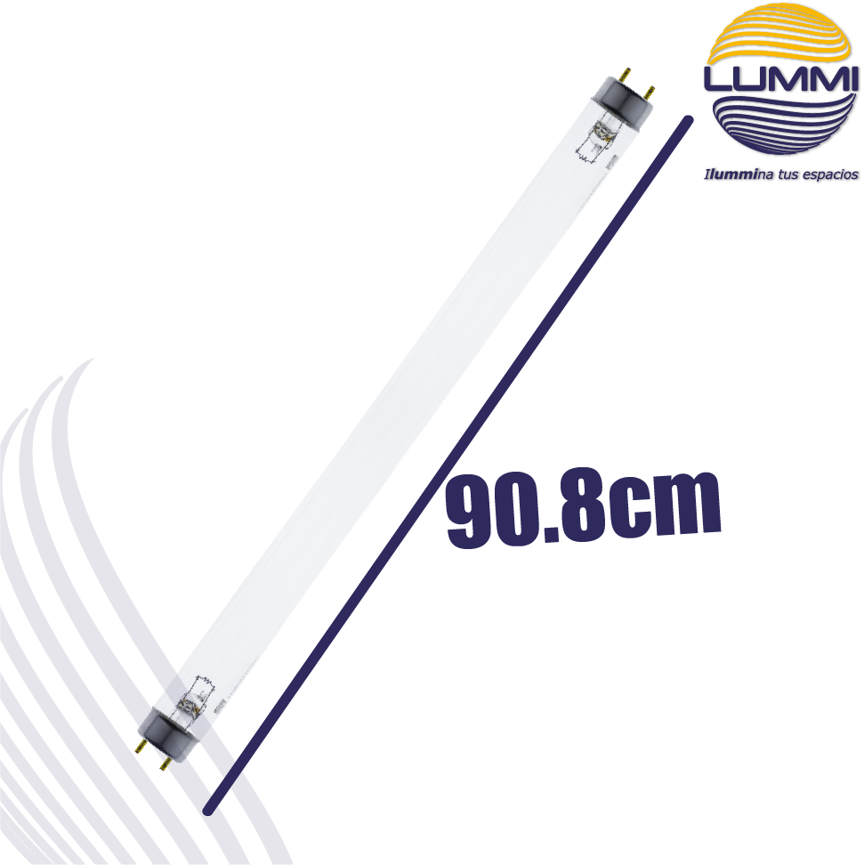 Tubo germicida UV T8 Paq 5 pzs (FL30GER)