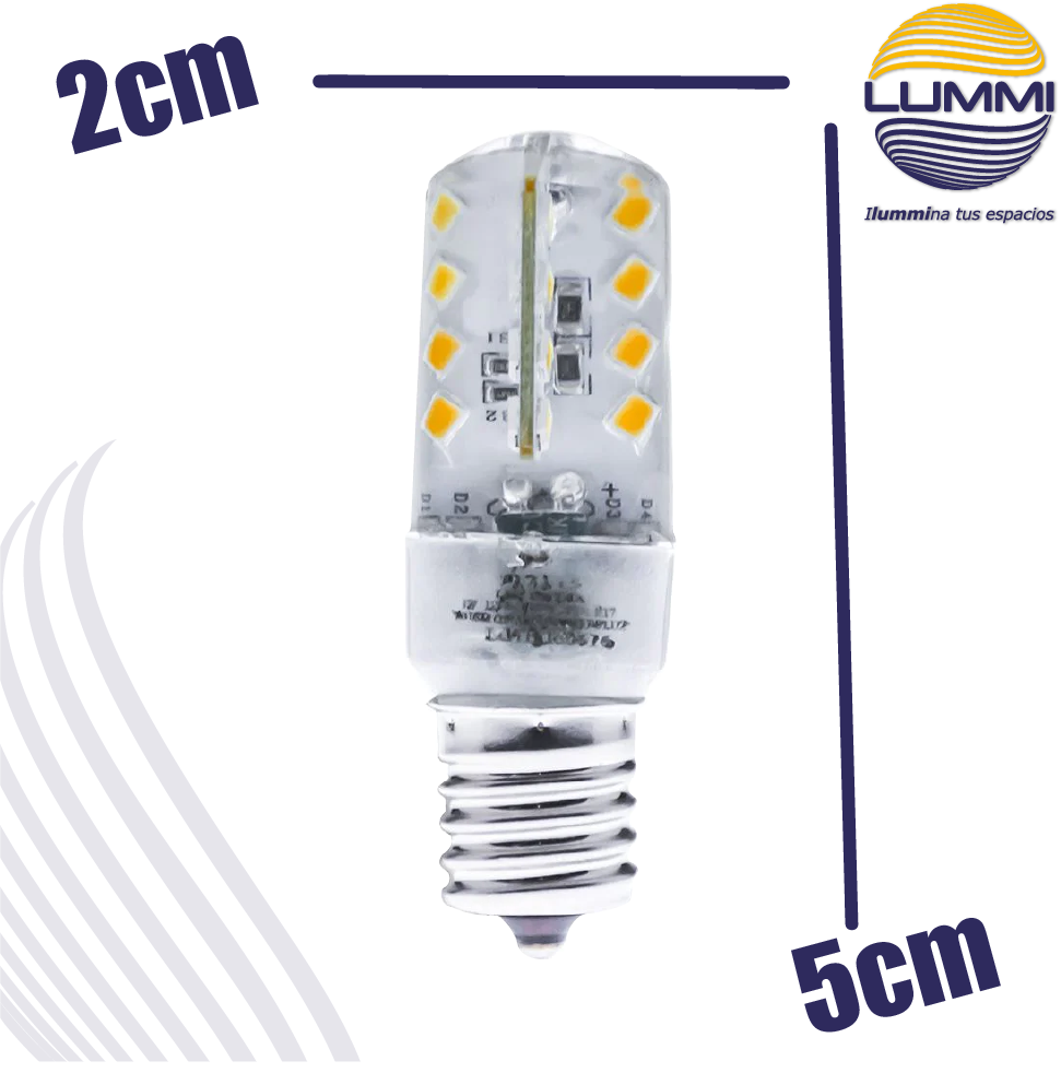 Foco cacahuate T20 LED 3W (E17R3SMD/LD)