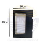 Arbotante de forma cuadrada de 15W (1054)