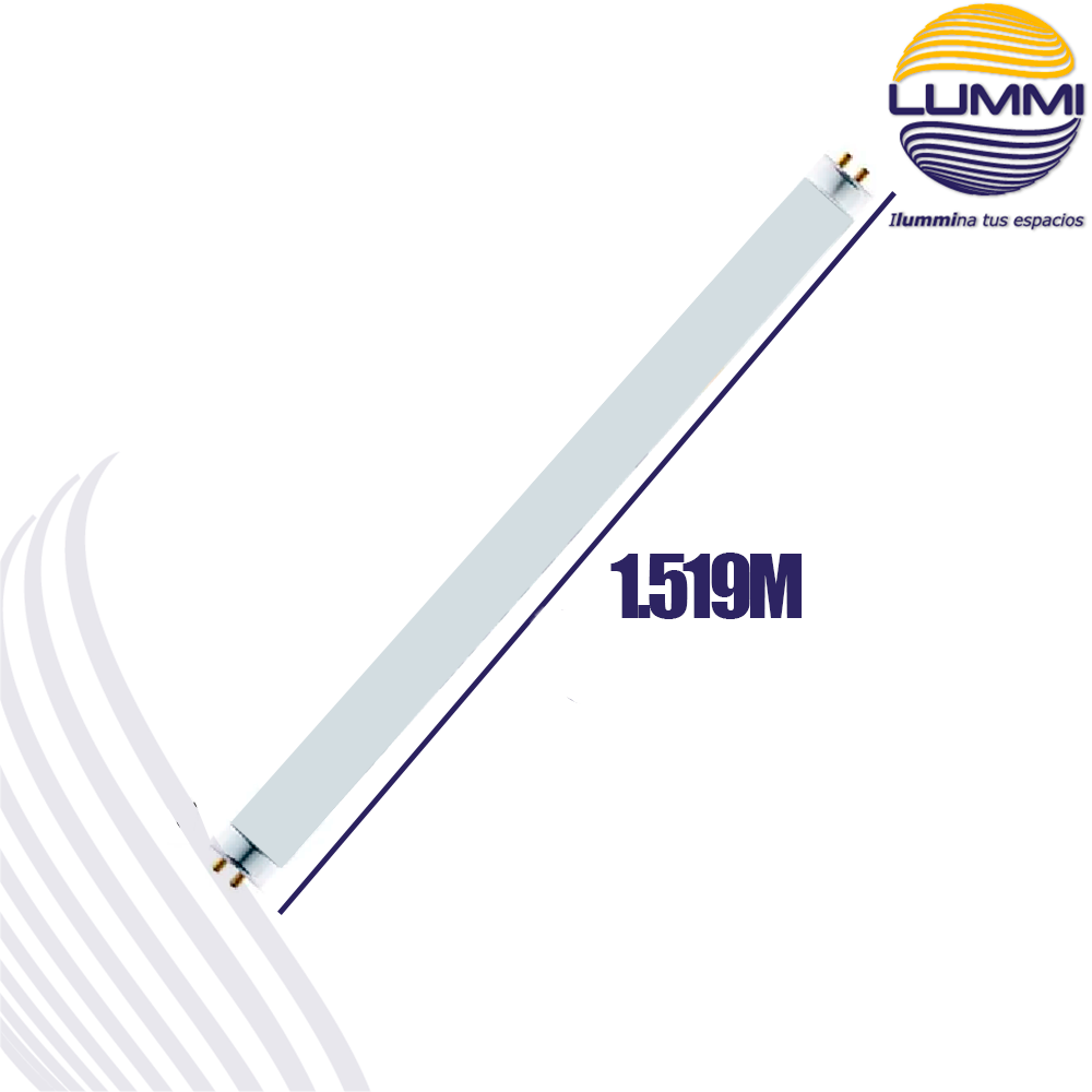 TUBO FLUORESCENTE 58W T8 LUZ DIA. Paq 5pzs (FL58DT8)