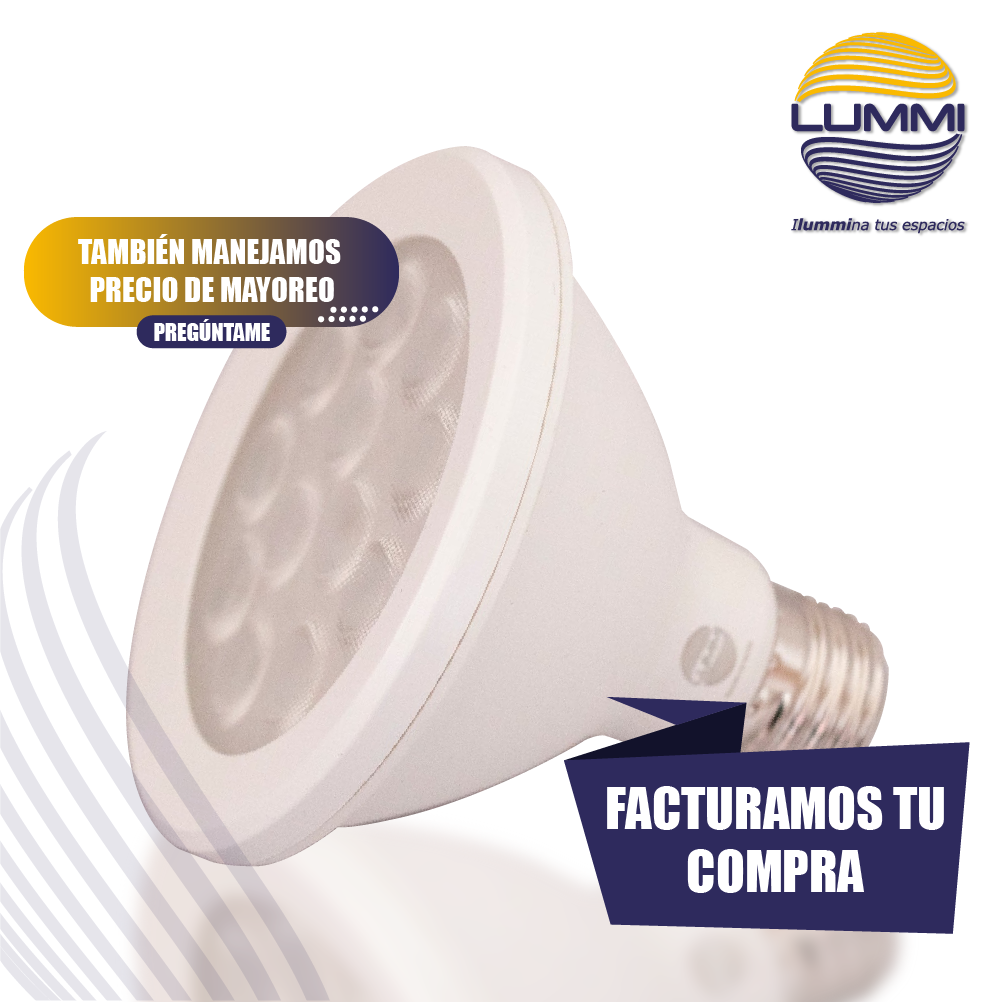 Foco LED 12W c/E26 (PAR30SMD12/BC)