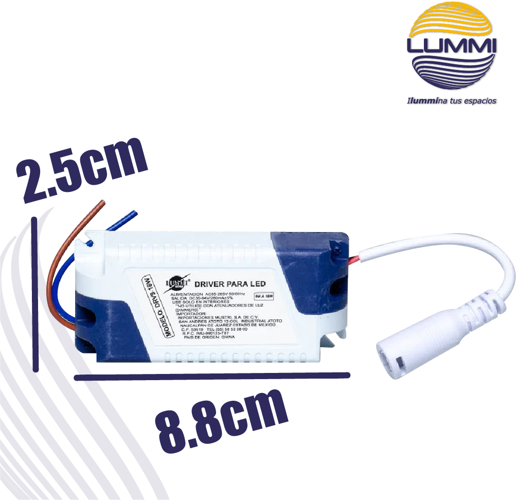 Driver LED 9-18W  (DRV9-18W)