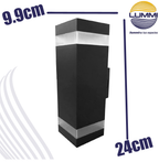 Arbotante de forma prisma cuadrado de 18W (1155)