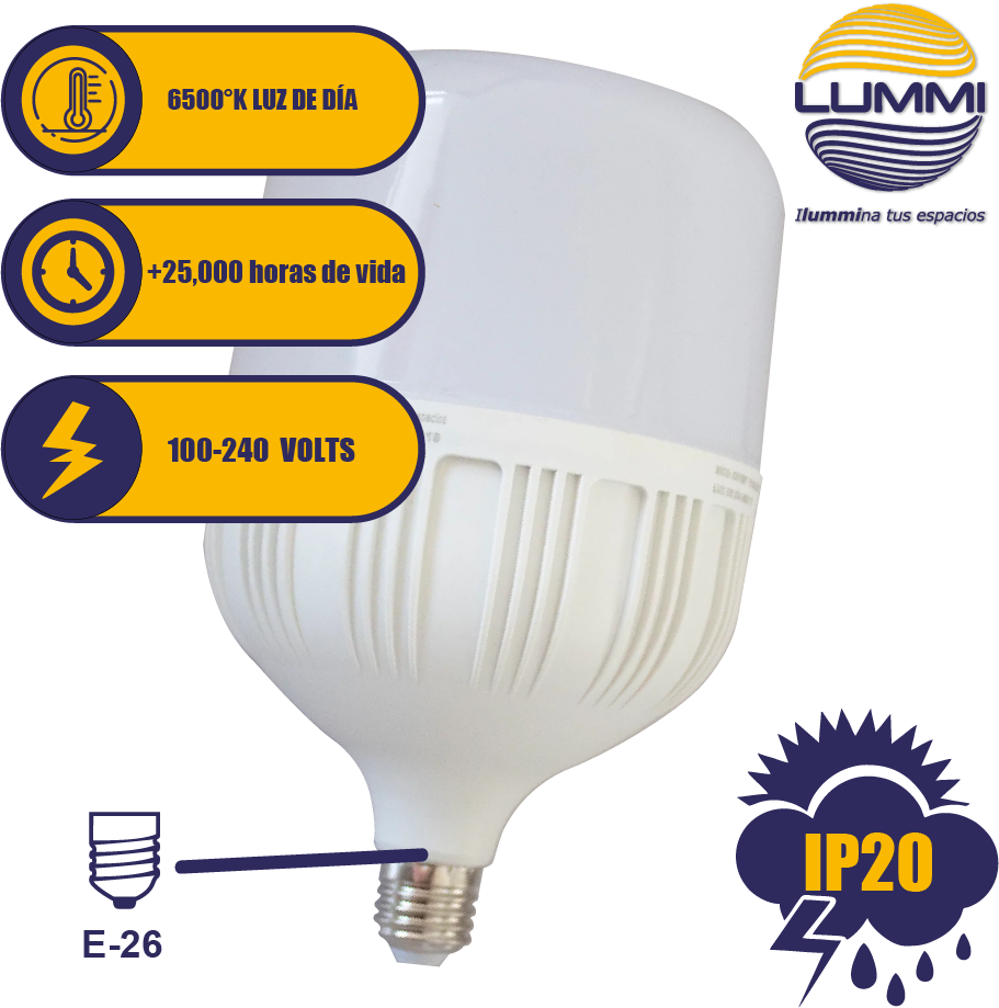 Foco  LED tipo Bala 30W (T100LED30/LD )
