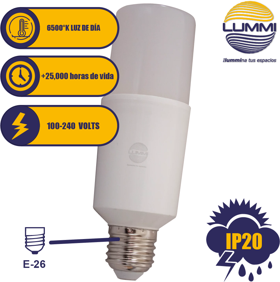 Foco Led 7W tipo mini bala (T30LED7/LD)