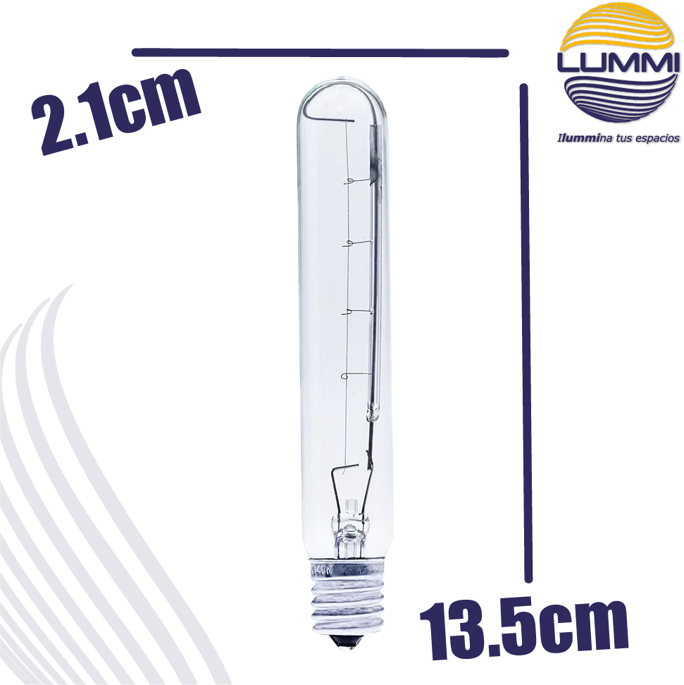 Foco tubular T6.5 E-17 de 40W (T6.540)