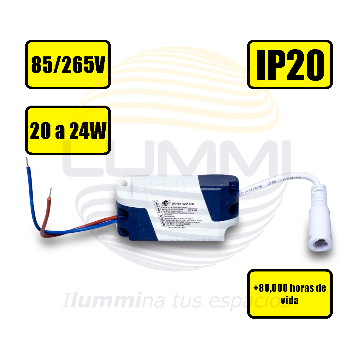 Driver LED 20W ( DRV20-24W )