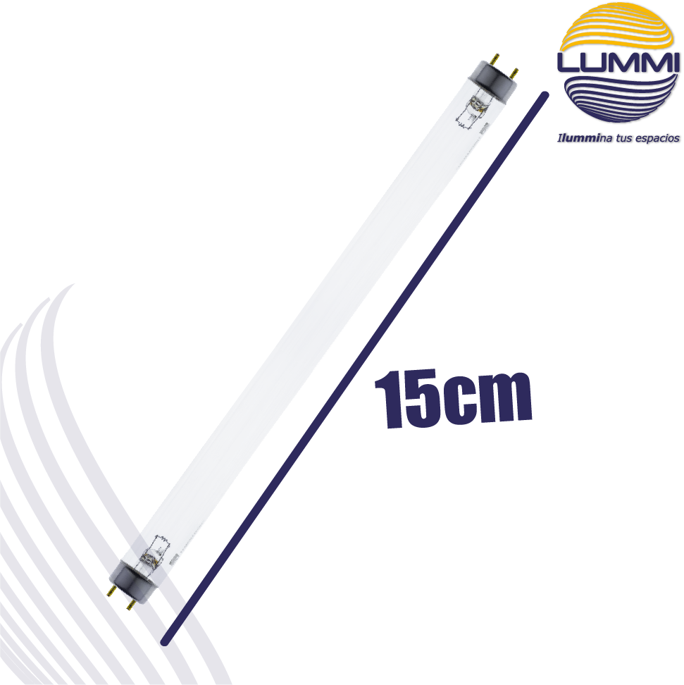 Tubo Luz Negra Con Filtro 4w T5 Sin filtro Paq 5pzs ( fl4bl )