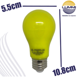 Foco LED 7W tipo A60 Repelente de mosquitos (A55LED7/RE)