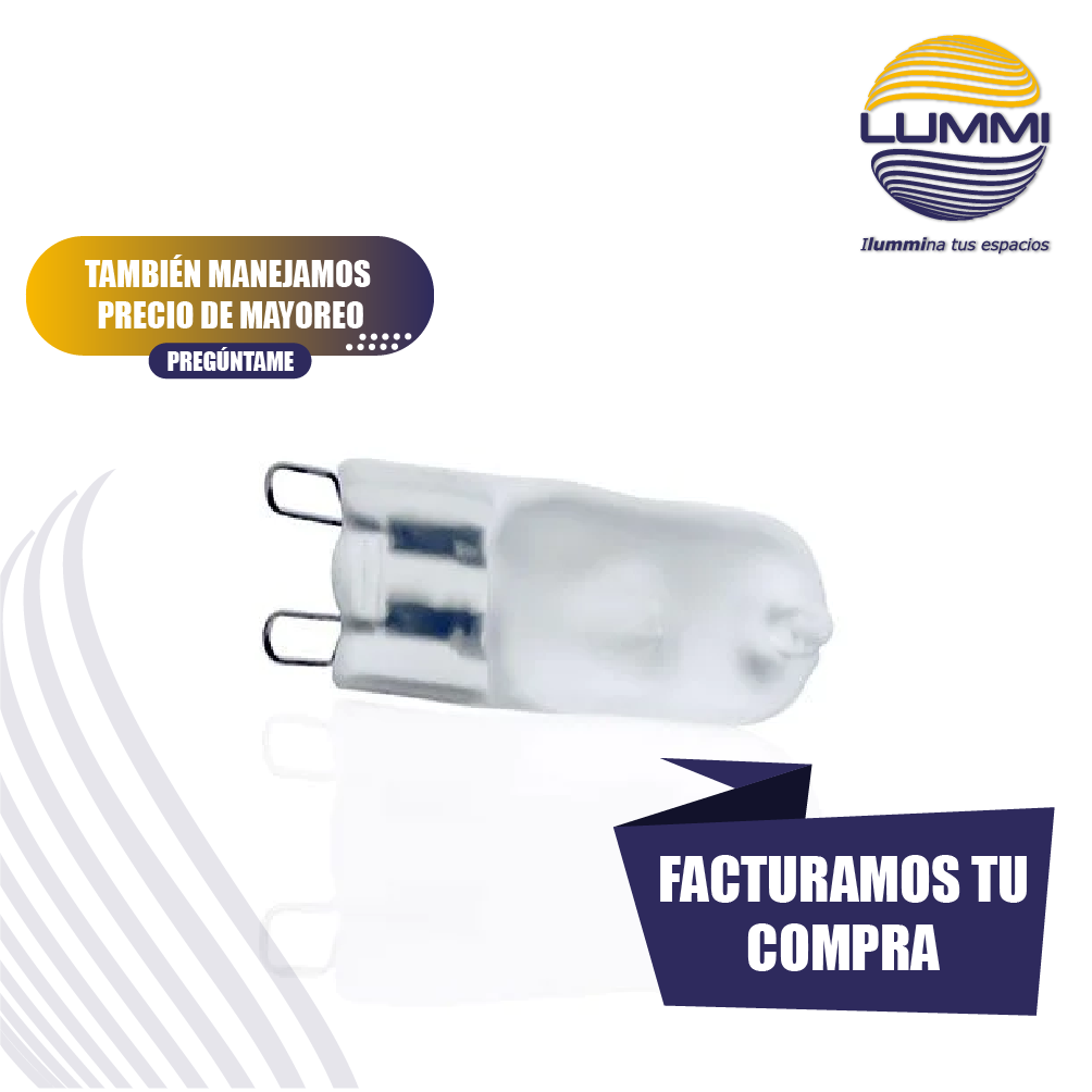FOCO CACAHUATE 127V. 75W. G9 (G975F)