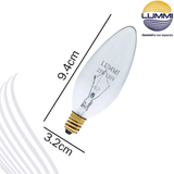 Foco Incandescente tipo vela (25B10)