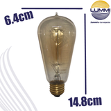 Foco vintage 40W (ST64)