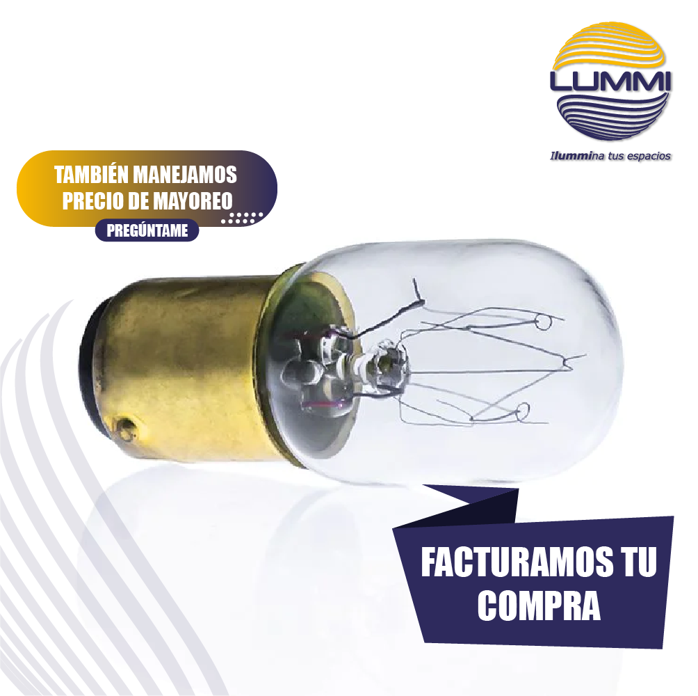 Foco tubular T20 entrada bayoneta ( T20X4815BAY )